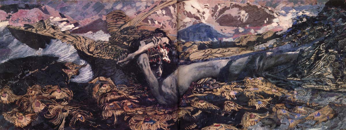 Mikhail Vrubel The demon tumbled